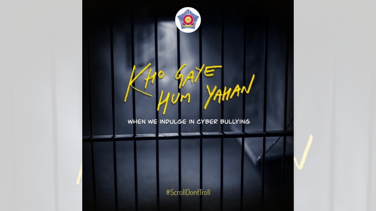 Mumbai Police highlights the issue of Cyberbullying with Excel Entertainment's Kho Gaye Hum Kahan, saying, 'Kho Gaye Hum Yahan'! 876712