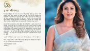 Nayanthara finally breaks silence on Annapoorani controversy, pens an apology note