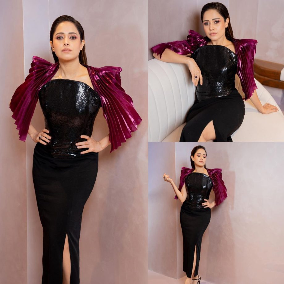 Nushrratt Bharuccha Redefines Royal Charm In Modern Black Dress, Check Out 880241