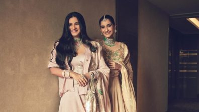 [Photos] Kapoor sisters Sonam & Rhea are glam-personified in ivory ensembles