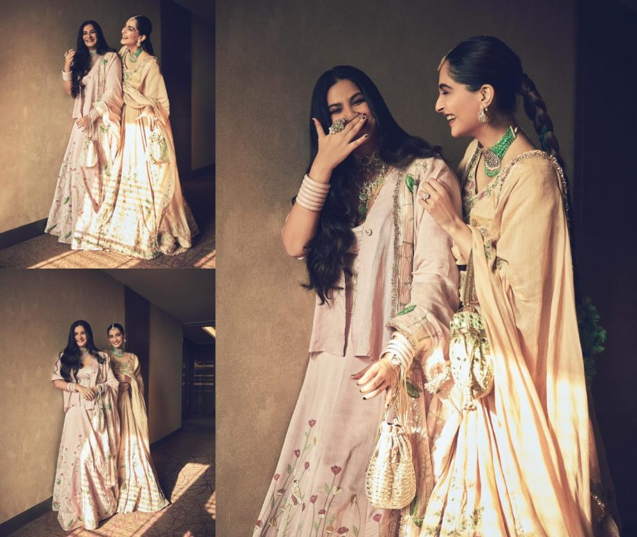 [Photos] Kapoor sisters Sonam & Rhea are glam-personified in ivory ensembles 877386