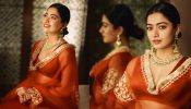 [Photos] Rashmika Mandanna radiates allure in organza red lehenga