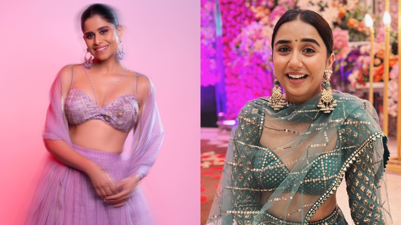 Prajakta Koli And Saie Tamhankar Teach To Be Bombshell This Wedding Season In Lehenga 878017