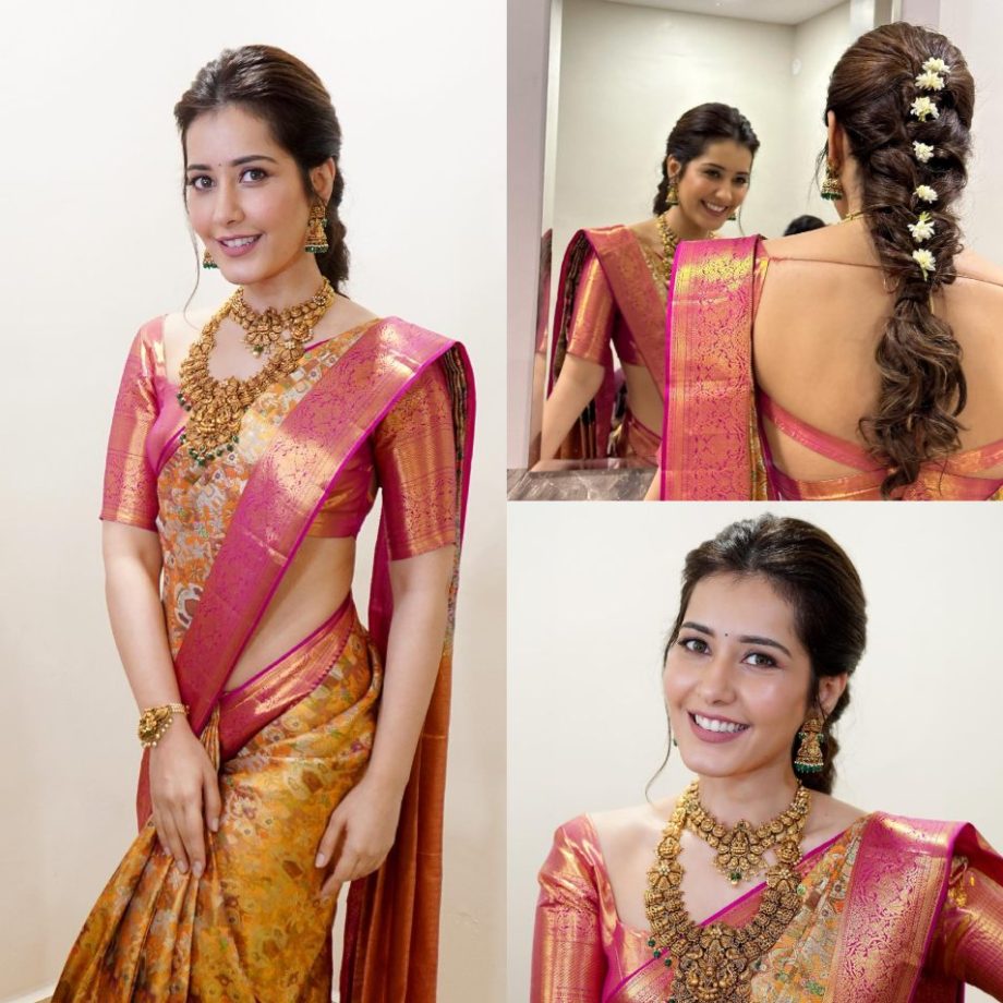 Raashi Khanna VS Sreemukhi: Who Is Elegant In Pinkish Kanjivaram Silk Saree? 877982