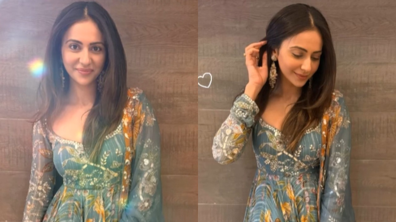 Rakul Preet Singh Redefines Desi Charm In Anarkali Suit With Jhumkas, Watch 879901