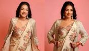 Rupali Ganguly Shines at Ira Khan’s Reception in Stunning Off-White Saree Ensemble