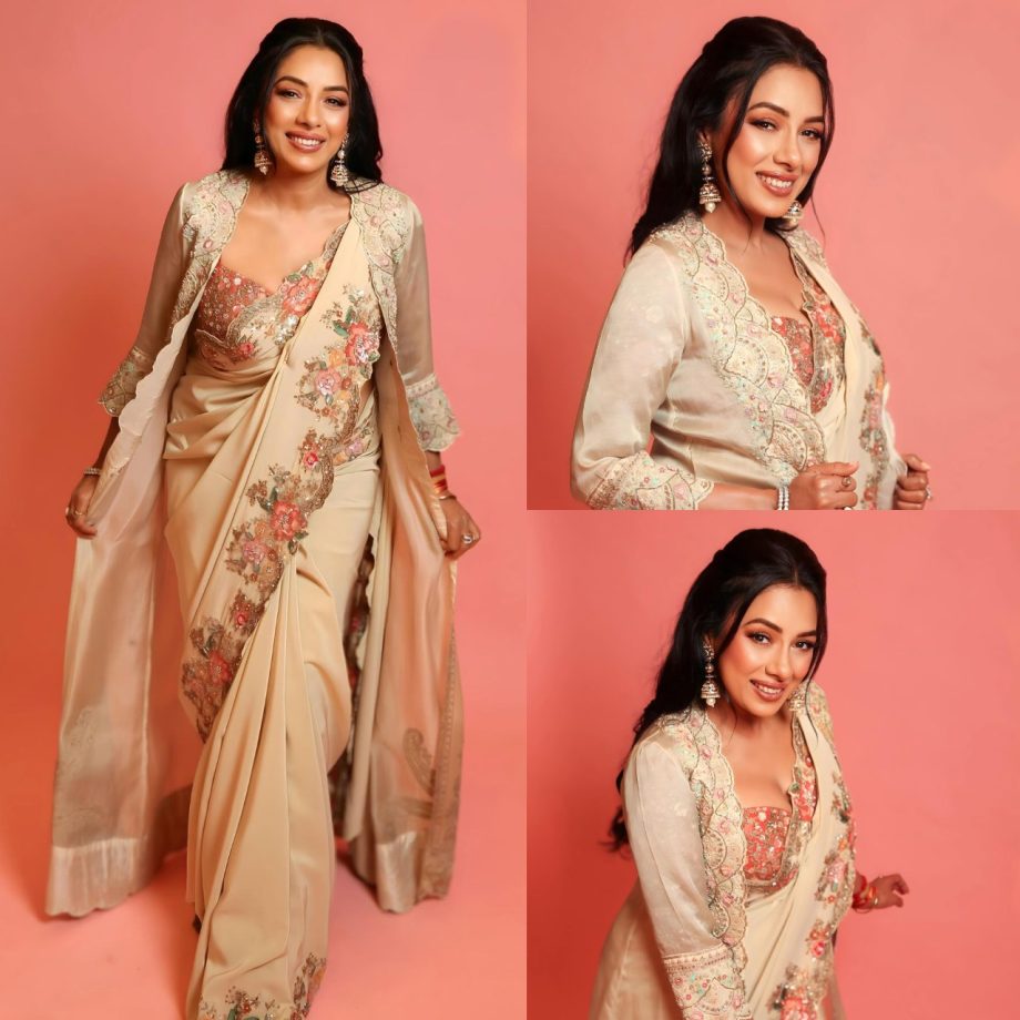 Rupali Ganguly Shines at Ira Khan’s Reception in Stunning Off-White Saree Ensemble 878847