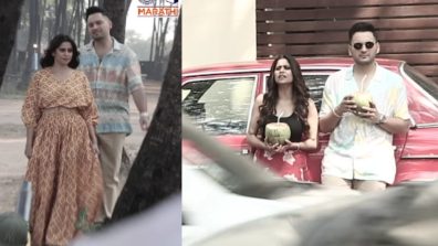 Saie Tamhankar And Siddharth Chandekar’s BTS Glimpse From Upcoming Film ‘Sridevi Prasanna’