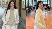 Shanaya Kapoor Ups Winter Fashion In White Chic Co-ord Set, Take Cues