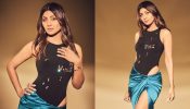 Shilpa Shetty cuts it chic in black bodysuit and high-thigh slit skirt