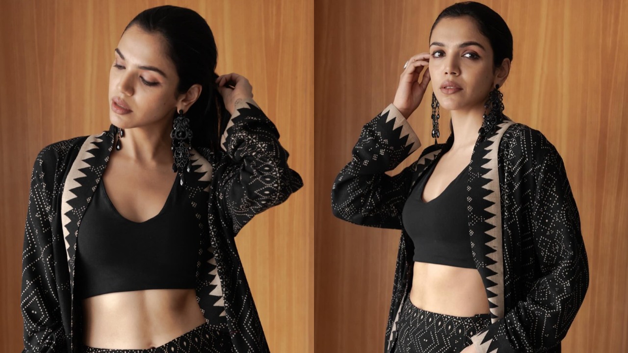 Shriya Pilgaonkar Redefines Bohemian Swag In Three-piece Co-ords 878245