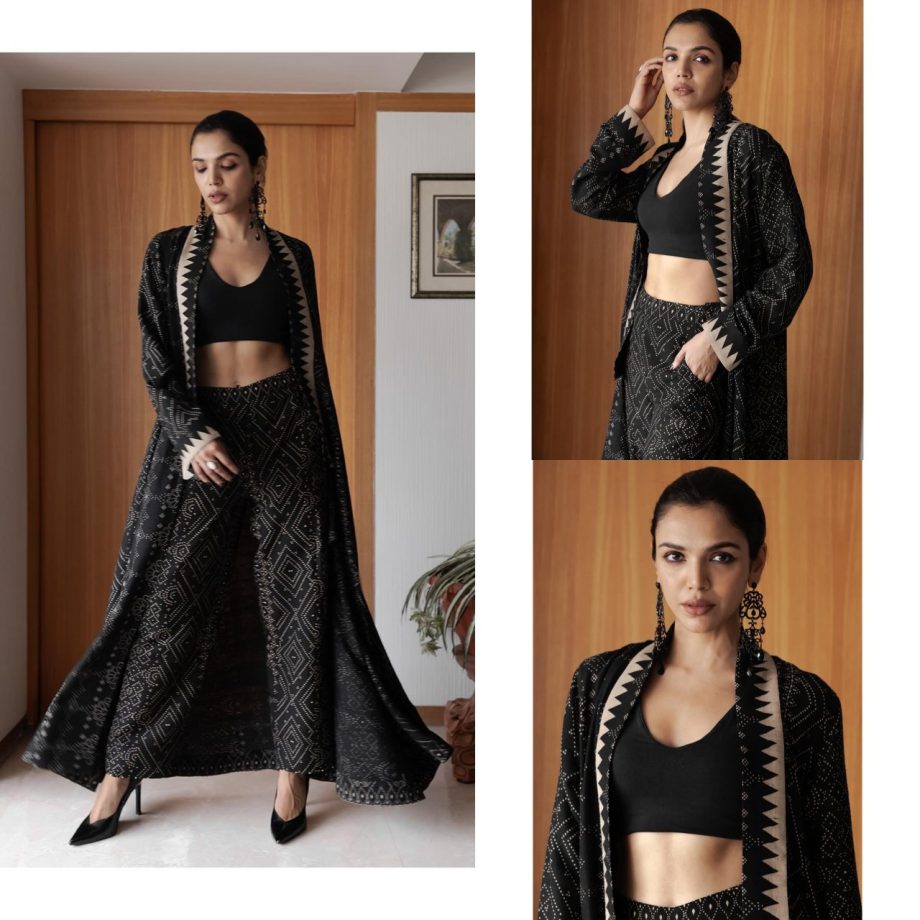 Shriya Pilgaonkar Redefines Bohemian Swag In Three-piece Co-ords 878244