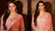 Shweta Tiwari Personifies Grace And Glamour In Rosette Anarkali Lehenga
