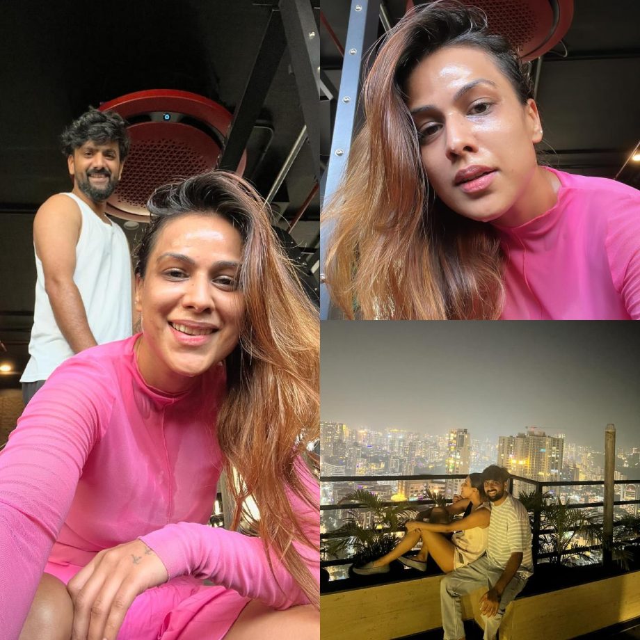 Sibling Goals! Nia Sharma hits gym with brother Vinay [Photos] 877650