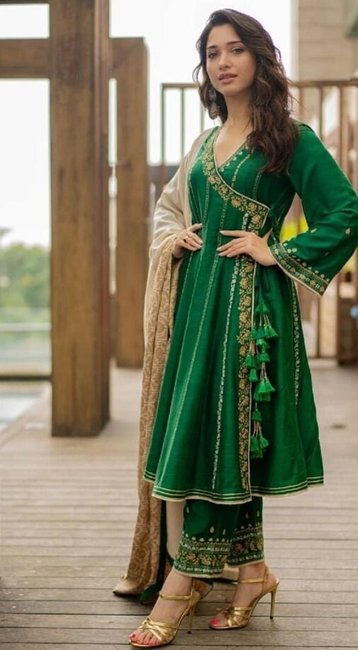 Stunners! Kajal Aggarwal, Rashmika Mandanna and Tamannaah Bhatia ace in salwar suits [Photos] 879568