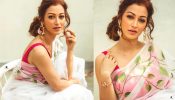 Sunayana Fozdar aka Anjali Bhabhi turns desi in floral lilac saree, see photos