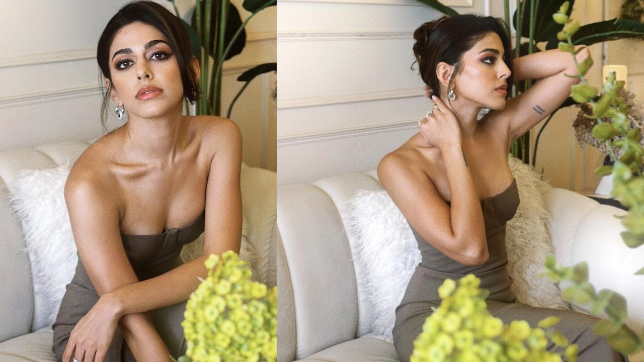 Super Sensuous: Alaya F Turns Dreamy In Strapless Bodycon Dress 877416