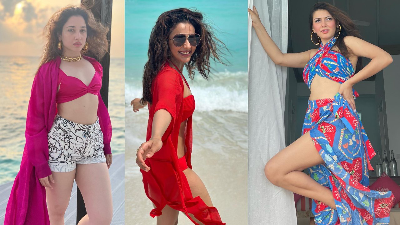 Super Sensuous: Tamannaah Bhatia, Rakul Preet Singh and Hansika Motwani slay in beach fashion