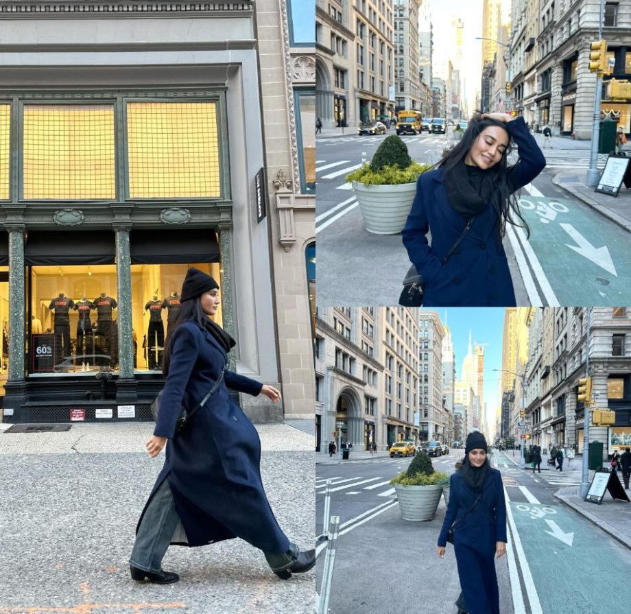 Surbhi Jyoti aces the ‘boss walk’ in blue trench coat, See photos 877111