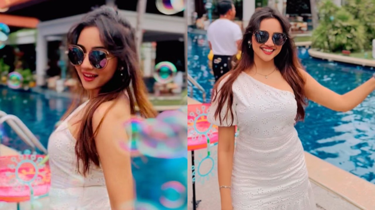 Thailand Diaries: Ashi Singh turns pool babe in one shoulder dress