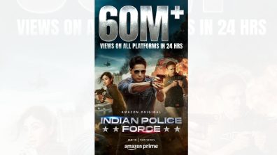 The action-packed trailer of Indian Police Force impresses the viewers and breaks records with 60 Million views+ in 24 hours