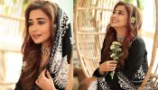 Tina Datta turns royal in black and white chikankari suit, see photos