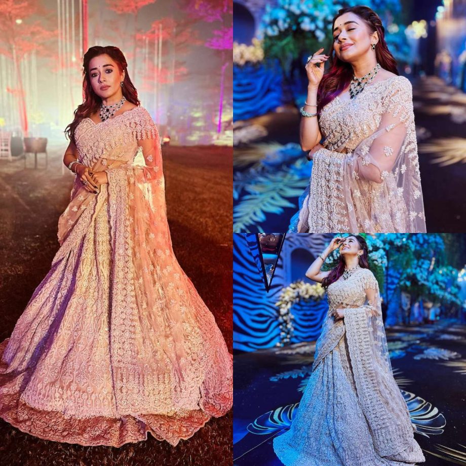 Tina Dutta is beauty personified intricate embellished lehenga set [Photos] 876646