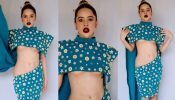 Urfi Javed goes bold in blue cut-out dress, watch video