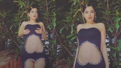 Urfi Javed goes quirky in heart cutout LBD, Check out