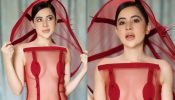 Watch: Urfi Javed instils glam on streets in red mesh adorn, check out