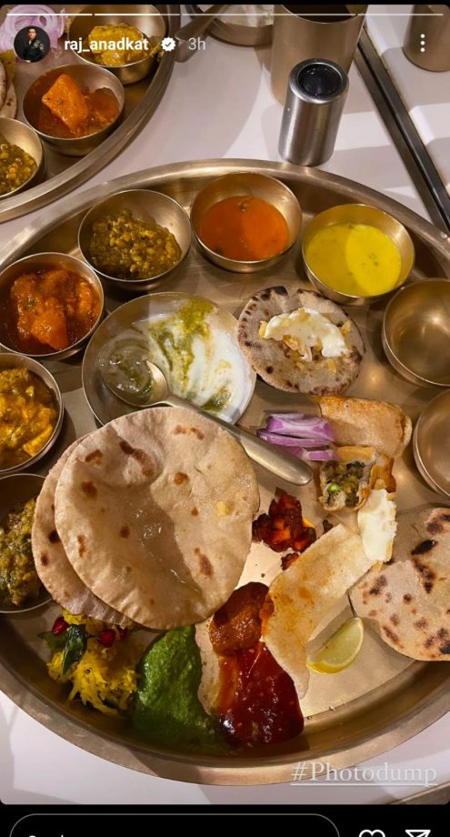 What's Special In Raj Anadkat's Lunch Thali? Find Here 880045
