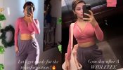 Avneet Kaur Is Back With Bang To Gym In Cute Pink Top & Joggers