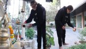 Amitabh Bachchan gives glimpse of white temple at his Mumbai home Jalsa