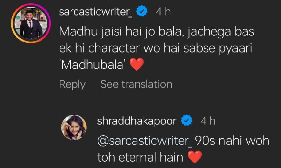 A Fan Compares Shraddha Kapoor With Legendary Actress Madhubala Says, 'Sabse Pyari' 882996