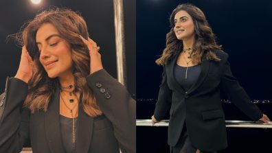 Akshara Singh Serves Chic Office ‘Goals’ In Black Dress With Blazer, See Photos