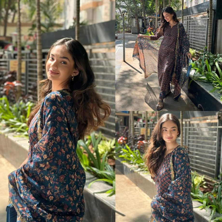 Anushka Sen Steals Hearts With Her Simplicity In Printed Salwar Suit, See How 881596
