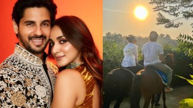 Sidharth Malhotra and Kiara Advani enjoy horse riding on their first wedding anniversary, see photo