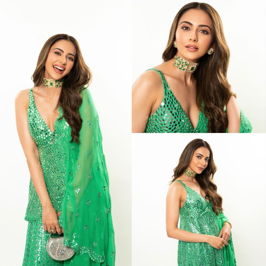 Bride-to-be Rakul Preet Singh Steals Hearts In Green Sharara, See How 882704