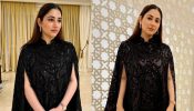 Disha Parmar Rocks Royal Look In Black Cape Top & Pants, See Photos