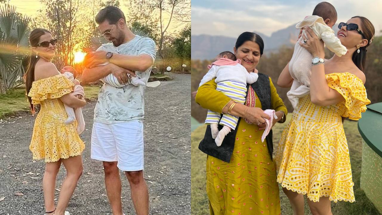 Fam-time On Valentine's Ft. Rubina Dilaik With Daughters Jeeva And Edhaa 882562