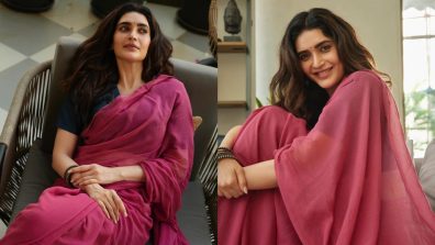 Here’s How Karishma Tanna Makes Simple Saree Look Gorgeous With Minimal Makeup