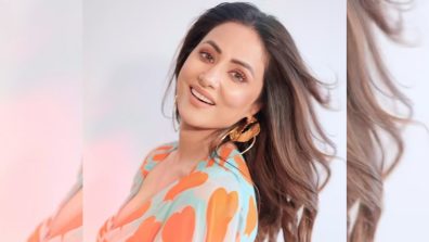 Hina Khan Redefines Self-love In Printed Saree With Plunging Blouse