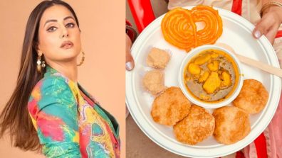 Hina Khan relishes chicken roll and sondesh in Kolkata, says ‘yum Bong food’