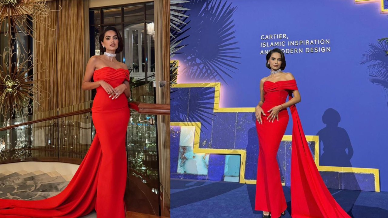 Iconic Red alert! How Diipa Khosla exudes sheer elegance at an International luxury jewellery brand exhibition in Abu Dhabi 883245