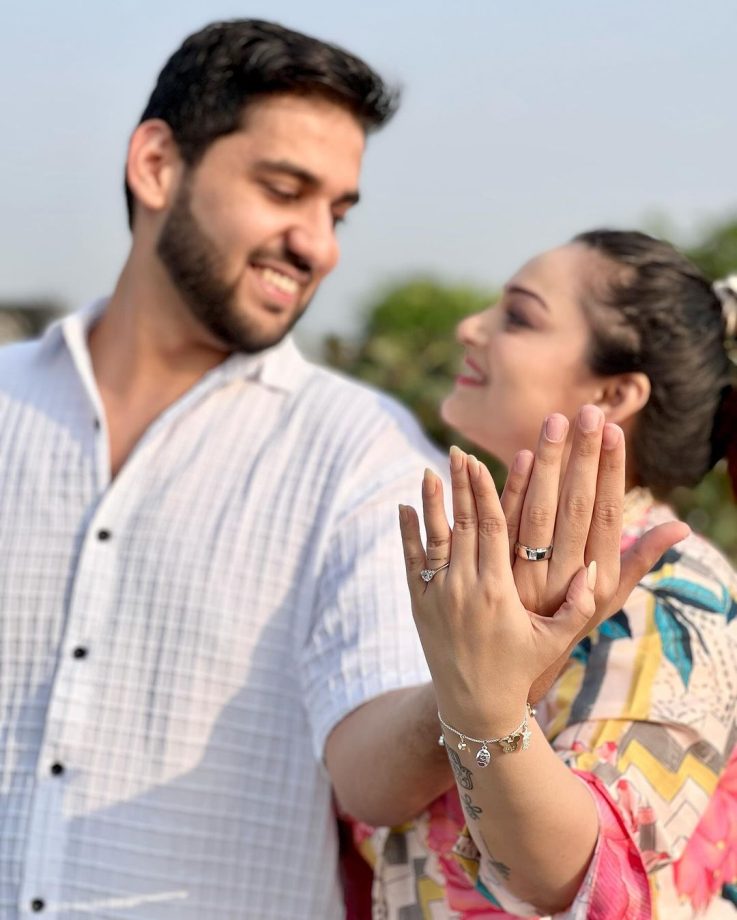 Ishqbaaaz actress Nehalaxmi Iyer gets engaged to Rudraysh Joshii 880830