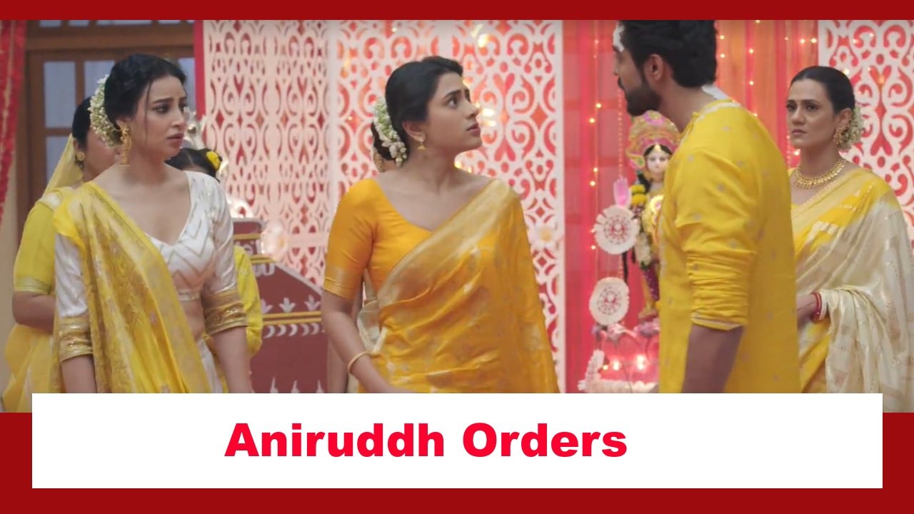 Jhanak Spoiler: Aniruddh threatens Jhanak to stay in the house 883560