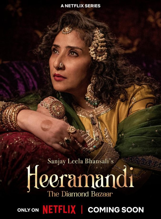 Majestic solo posters of Sanjay Leela Bhansali's 'Heeramandi' unveiled on Netflix launch day! 884453