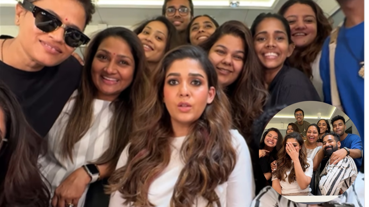 Nayanthara Goes All Smiles With Team, Shares Adorable BTS Video 882103