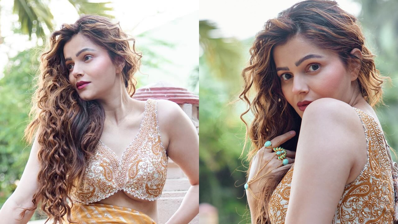 New Mommy Rubina Dilaik Showcases Postpartum Curves In Saree, See How 881331