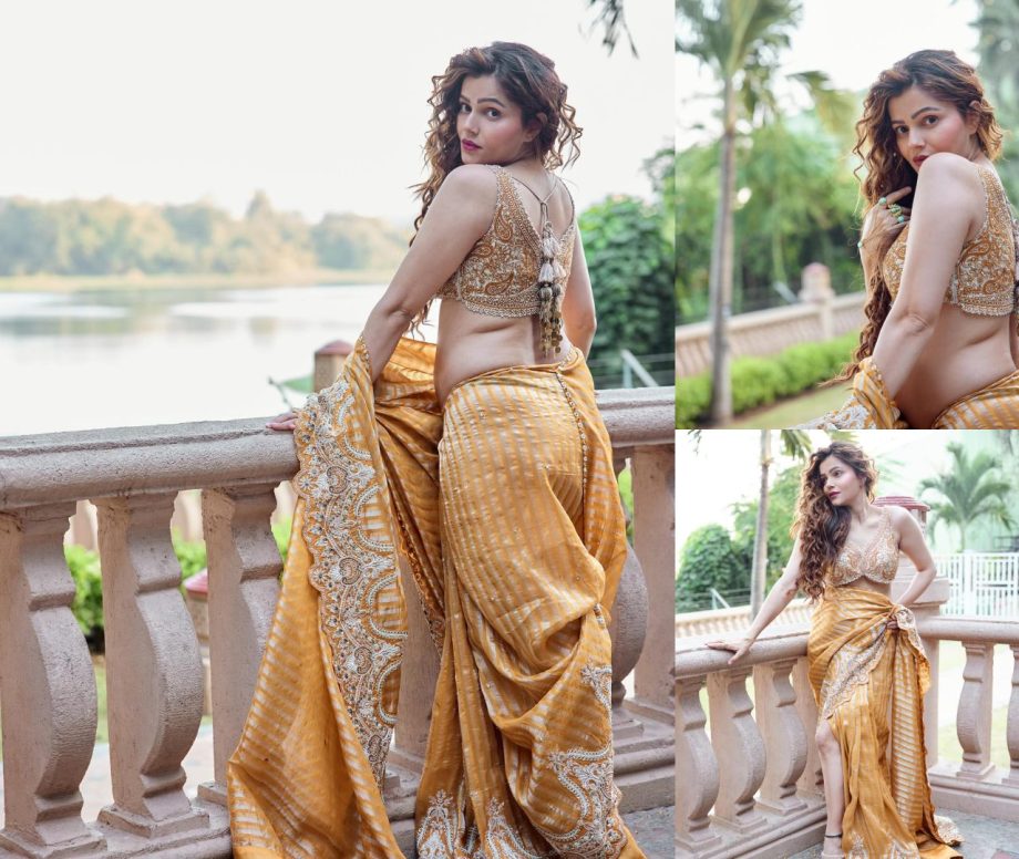 New Mommy Rubina Dilaik Showcases Postpartum Curves In Saree, See How 881330